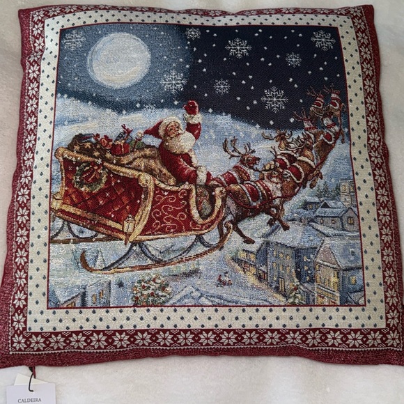 Caldeira Crosstitch Christmas stitched pillows 🎅🏻🎅🏻 - Picture 1 of 9